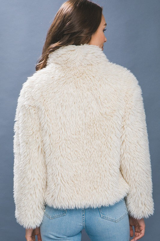 Soft and Fluffy Faux Fur Jacket